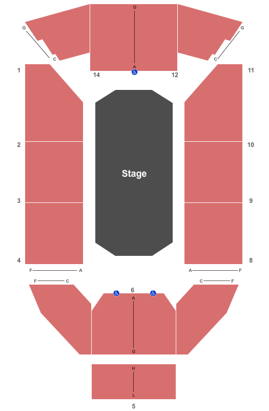Tom Patterson Theatre End Stage Seating Chart